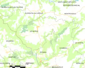 Poziția localității Le Nayrac