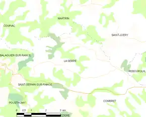 Poziția localității La Serre
