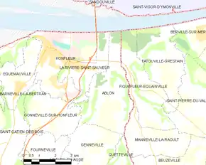 Poziția localității Ablon