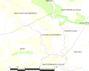 Poziția localității La Chapelle-Engerbold
