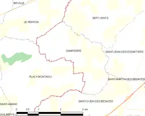 Poziția localității Dampierre