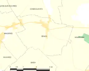 Poziția localității Ernes