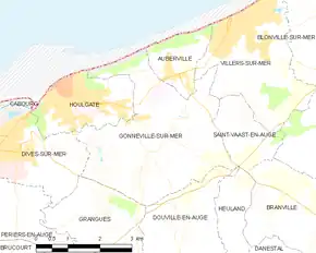 Poziția localității Gonneville-sur-Mer