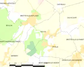 Poziția localității Gouvix