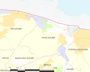 Poziția localității Graye-sur-Mer