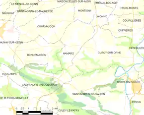 Poziția localității Hamars