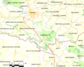 Poziția localității La Hoguette