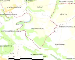 Poziția localității Les Isles-Bardel