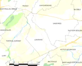 Poziția localității Longraye