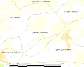 Poziția localității Le Mesnil-Caussois