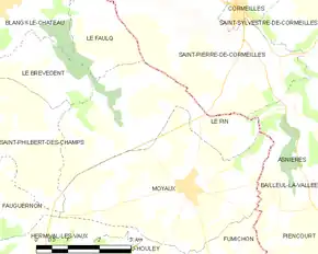 Poziția localității Le Pin