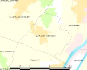 Poziția localității Saint-Aubin-d'Arquenay