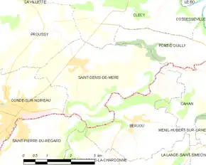 Poziția localității Saint-Denis-de-Méré