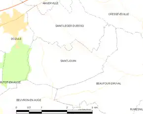 Poziția localității Saint-Jouin