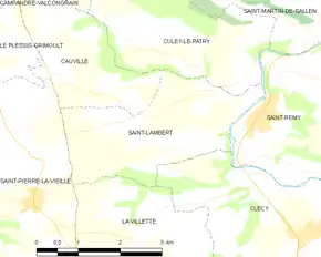 Poziția localității Saint-Lambert