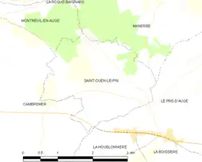 Poziția localității Saint-Ouen-le-Pin
