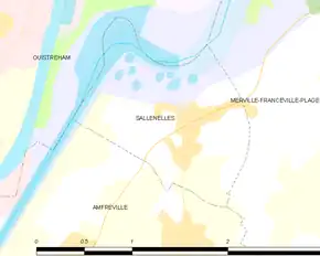 Poziția localității Sallenelles