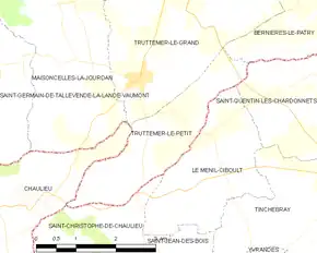 Poziția localității Truttemer-le-Petit