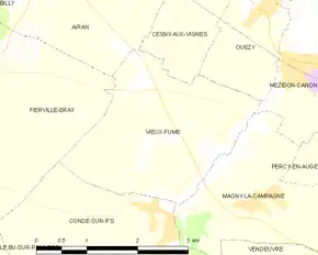 Poziția localității Vieux-Fumé