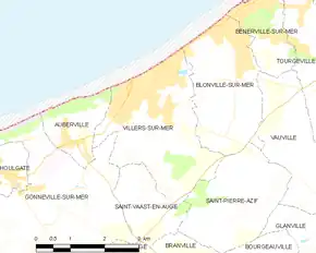 Poziția localității Villers-sur-Mer