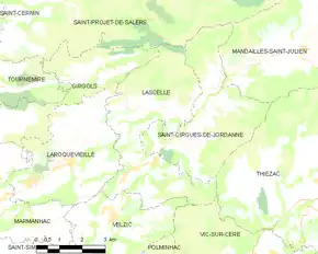 Poziția localității Lascelle