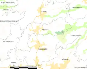 Poziția localității Reilhac