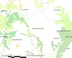 Poziția localității Saint-Clément