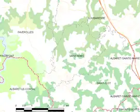 Poziția localității Saint-Marc