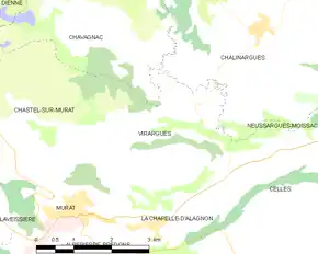 Poziția localității Virargues