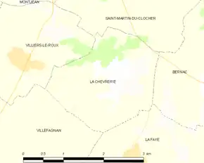 Poziția localității La Chèvrerie