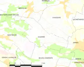 Poziția localității Julienne