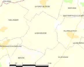 Poziția localității La Magdeleine