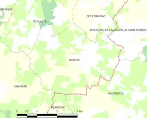 Poziția localității Mainzac