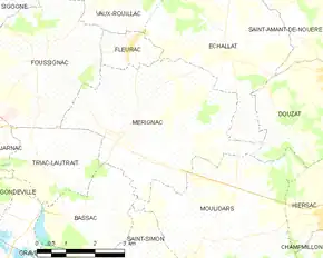 Poziția localității Mérignac