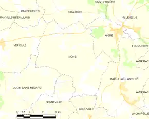 Poziția localității Mons