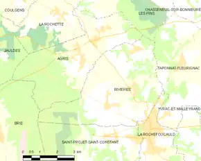 Poziția localității Rivières