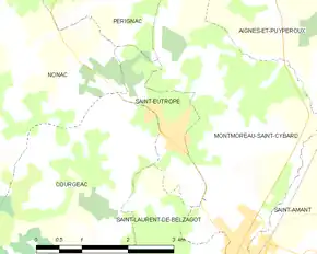 Poziția localității Saint-Eutrope