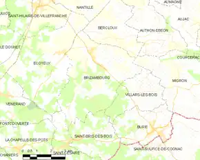 Poziția localității Brizambourg