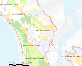 Poziția localității Le Château-d'Oléron