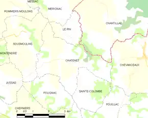 Poziția localității Chatenet