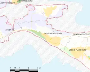 Poziția localității La Couarde-sur-Mer