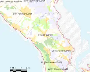 Poziția localității Dolus-d'Oléron