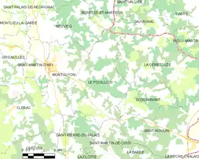 Poziția localității Le Fouilloux