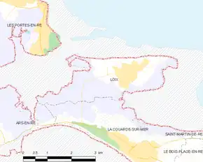 Poziția localității Loix