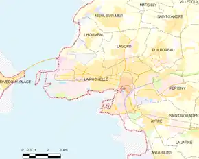 Poziția localității La Rochelle