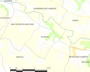 Poziția localității Rouffiac