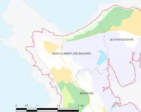 Poziția localității Saint-Clément-des-Baleines