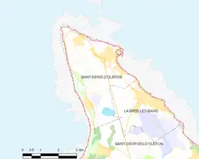 Poziția localității Saint-Denis-d'Oléron