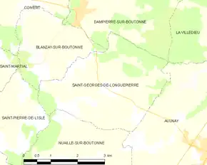 Poziția localității Saint-Georges-de-Longuepierre