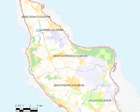 Poziția localității Saint-Georges-d'Oléron